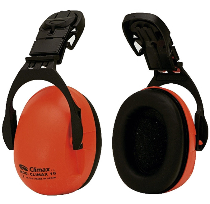 Cascos anti ruido para casco de obra Climax 16-P