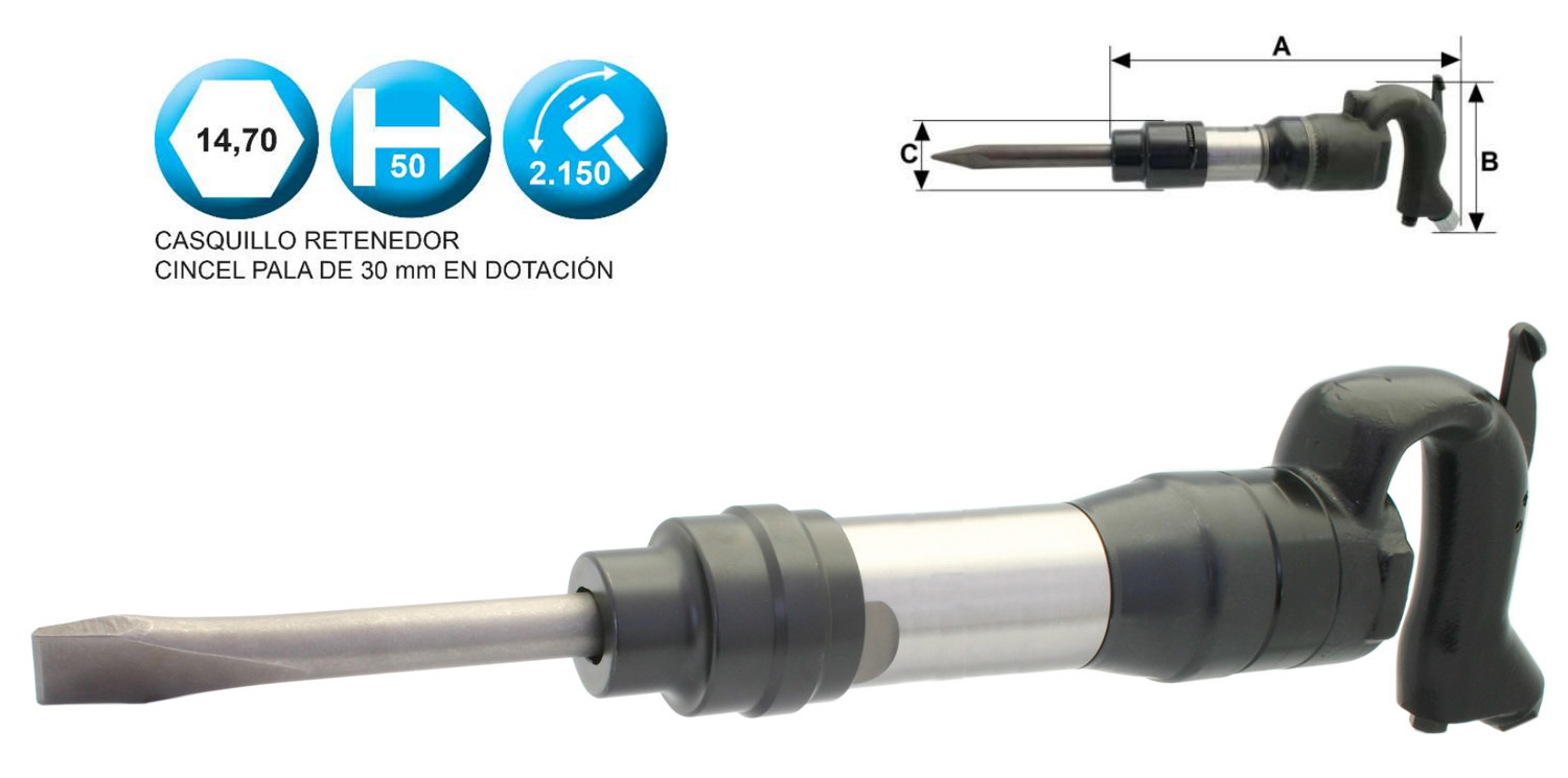 Cincelador neumatico Larwind LAR-2S