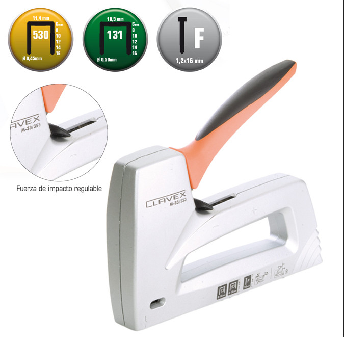 Herramienta manual grapas clavos