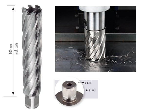 Corona Cobalto Blue Master 1000C para taladros con base electromagnética 