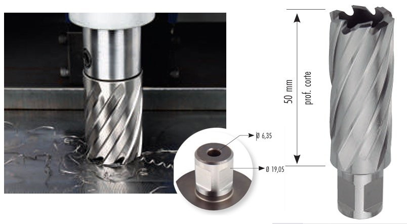 Corona Blue Master 500R para taladros con base electromagnética 
