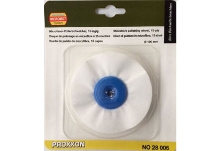 Dsico de pulido con 15 capas de microfibra proxxon 28006