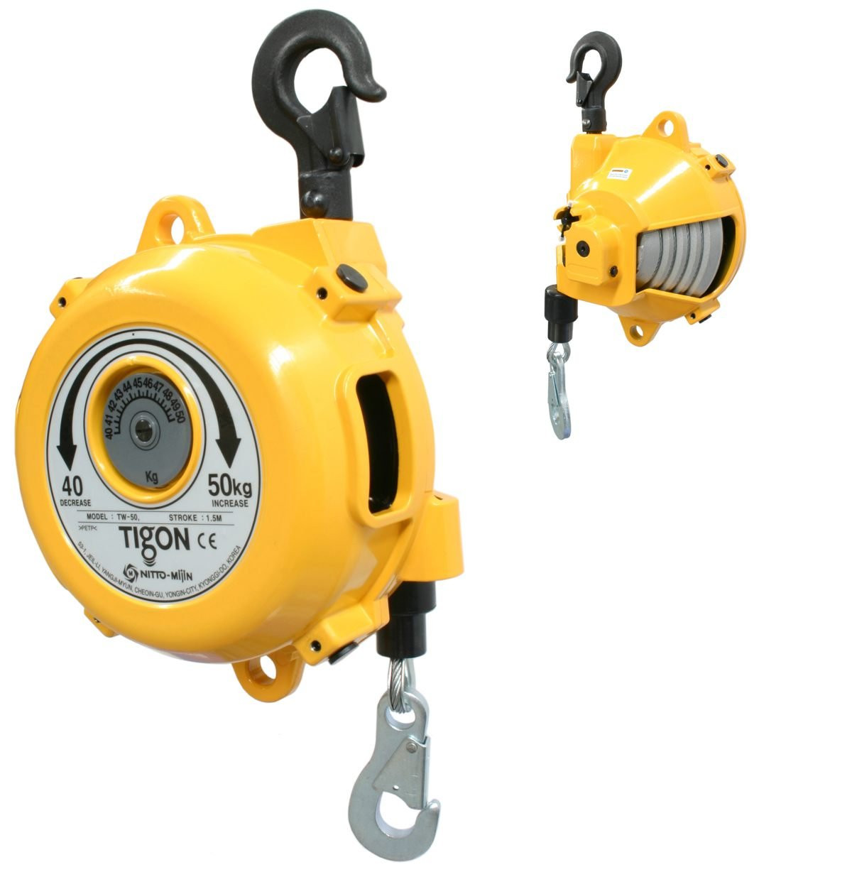 Equilibradores de carga MI-TWL50 hasta 50 kg en suspension