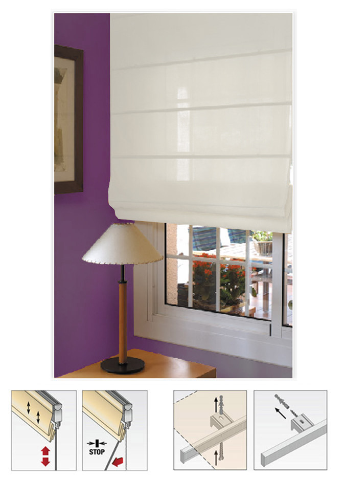 estor ventana city plegable Blanco Roto. Estores. Decoracion interior