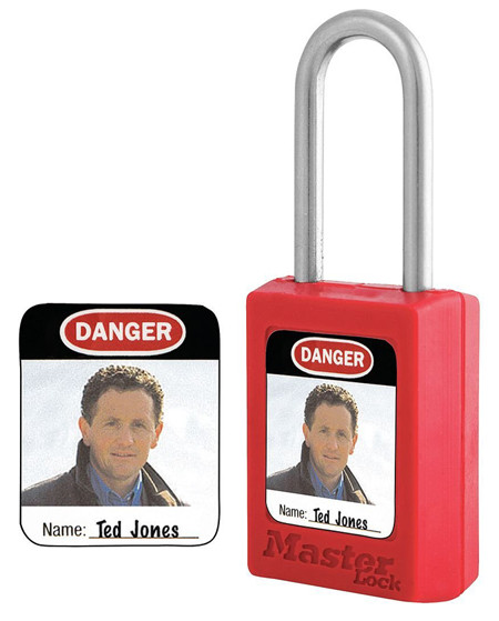pegatinas para identificar candados con foto y nombre del propietario para candados master lock series s31, s32 y s33