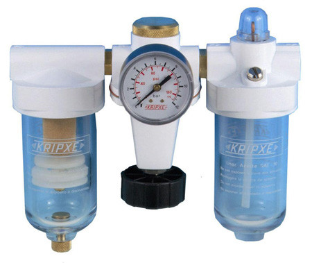Regulador, Filtro y lubricador RLF-3/8  Kripxe
