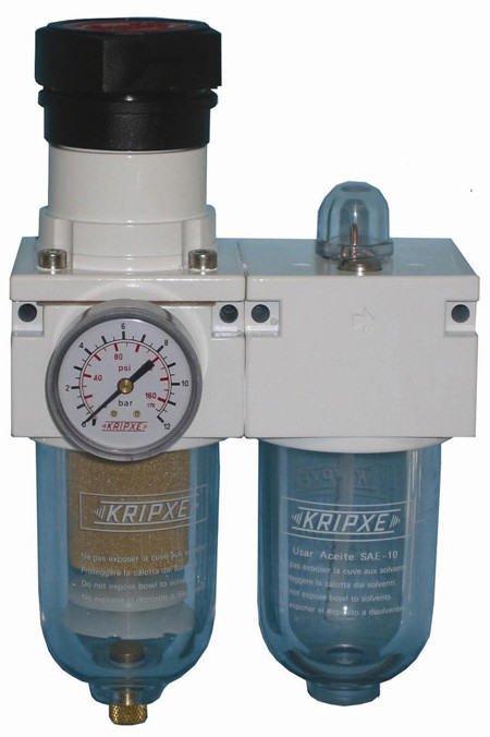 Regulador, Filtro y lubricador RLF-600 1/2  Kripxe