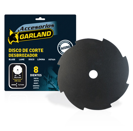 DISCOS DE CORTE 8 DIENTES GARLAND