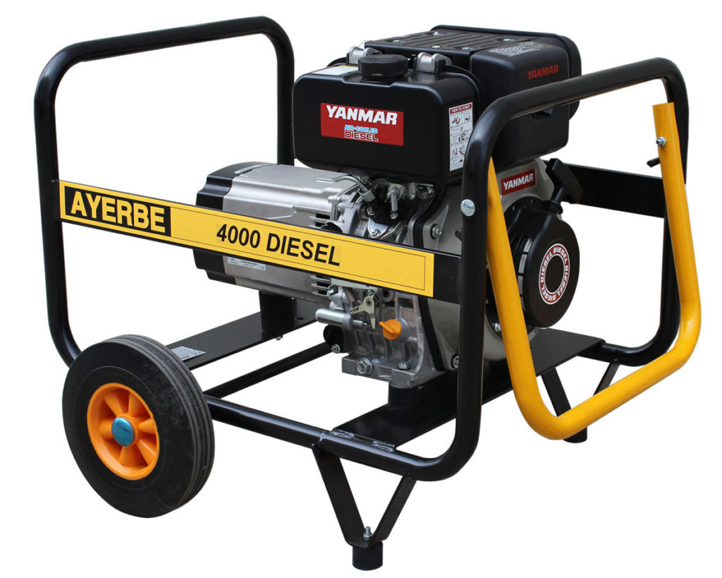 Generador diésel con arranque manual Ayerbe 4000