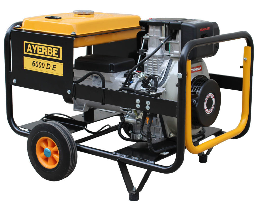 Generador Ayerbe 6000 E con arranque eléctrico