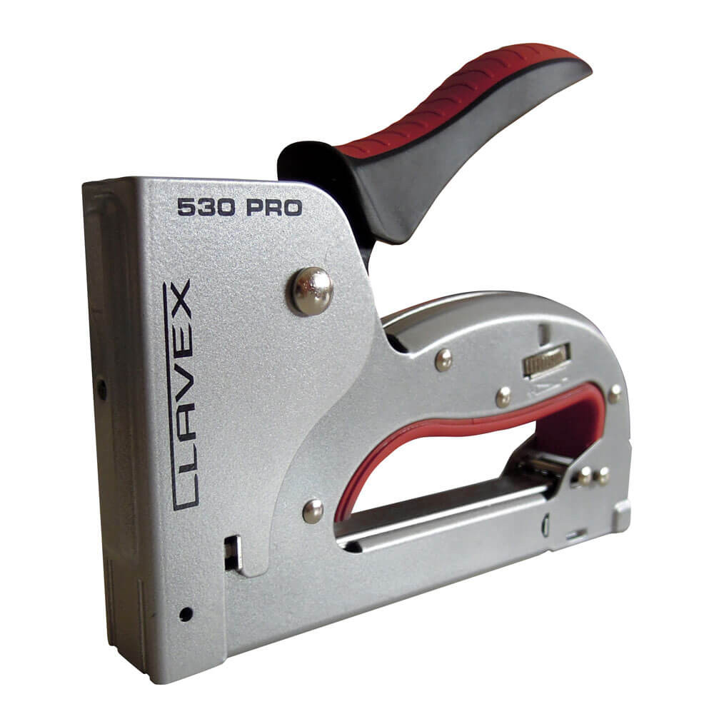 Grapadoras profesionales Clavex PRO 530, metalica 