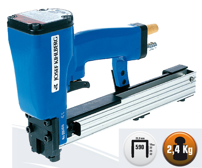 Grapadora neumatica profesional para palet y cajas JK 35/590 para grapa tipo 590