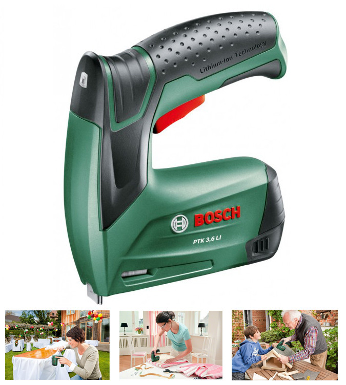 Grapadora a batería Bosch PTK 3,6LI bricolaje