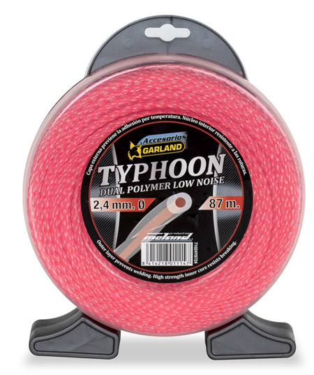 Hilo para desbrozadoras nylon Typhoon. Accesorios desbrozadoras