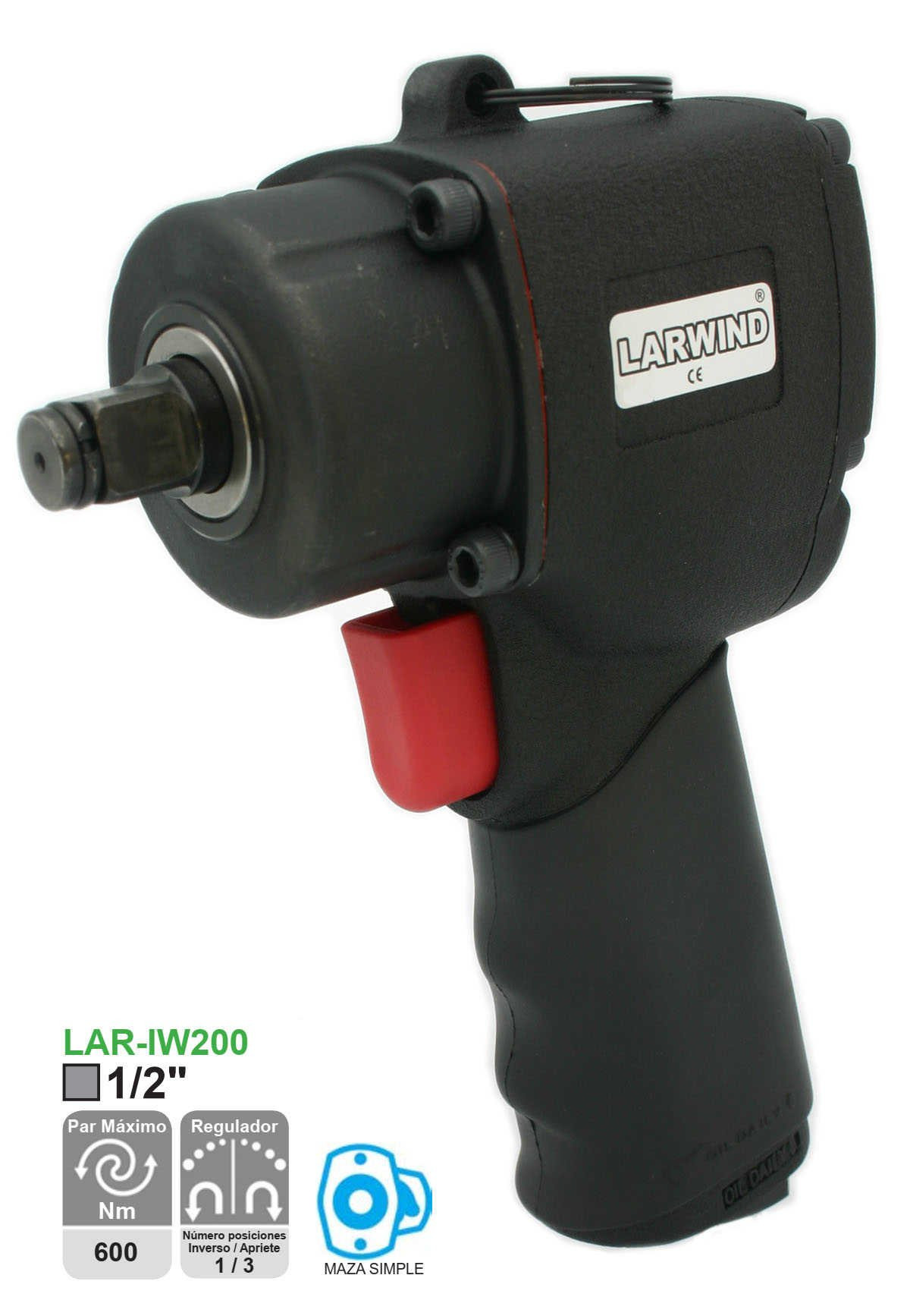 LLAVE DE IMPACTO NEUMATICA LAR-IW200