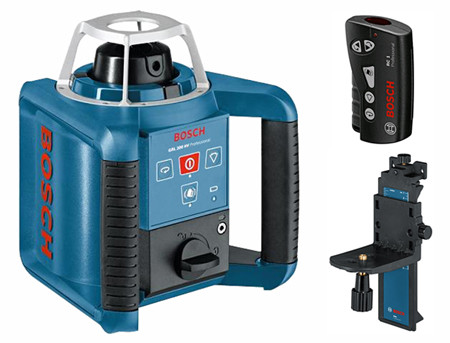 Laser giratorio bosch grl 300 hv+rc1+wm4 0.601.061.500