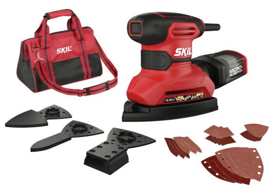 Lijadora Skil 7261 AD con accesorios