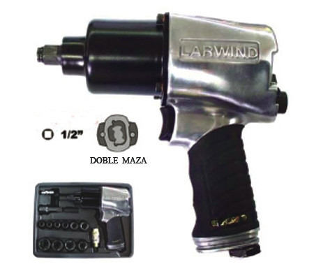 KIT LLAVE DE IMPACTO NEUMATICA LAR-856BK2