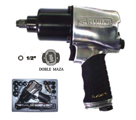 KIT LLAVE DE IMPACTO NEUMATICA LAR-856BK4