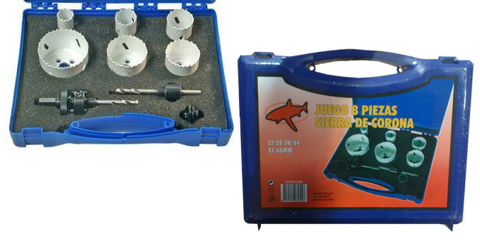JUEGO SIERRAS CORONA 8 PIEZAS 184TE95280