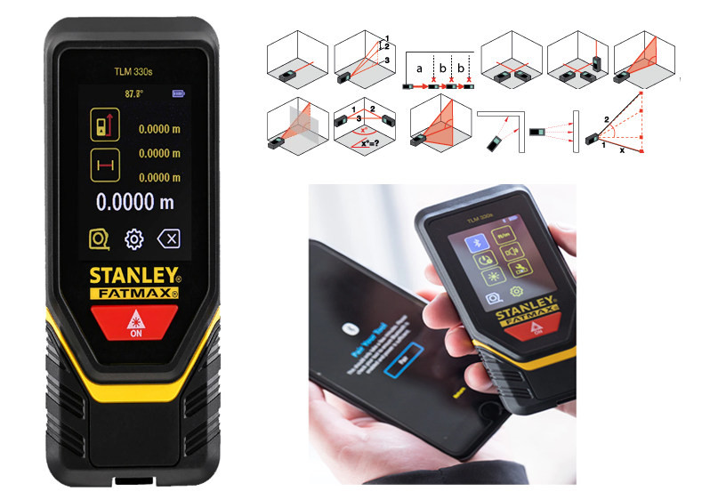 Medidor de distancia laser Stanley TLM330