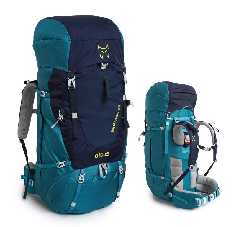 Mochila Altus Bisaurin 60, Mochila trekking