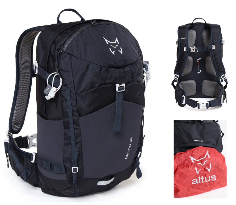 Mochila altus outlet negra