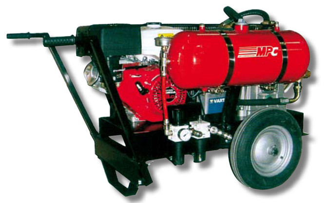 Equipo compresor a motor por combustion mpc