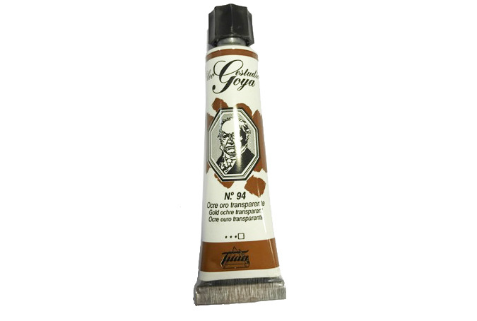 pinturas al oleo de titan goya color ocre oro transparente numero 94