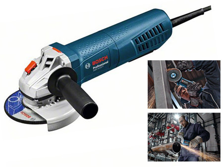 Desbarbadora profesional Bosch 115mm GWS 9-115P. Amoladoras electricas