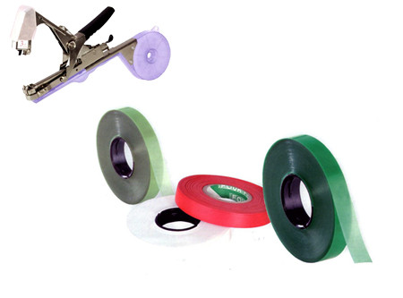 Rollos de cintas para atadora Siesa, cintas para entutelar en color verde, rojo, blanco