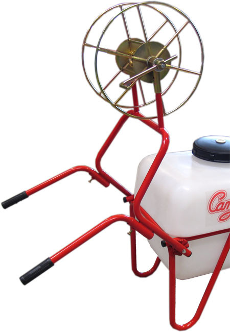SOPORTE ENROLLADOR PARA CARRETILLAS PULVERIZADORAS