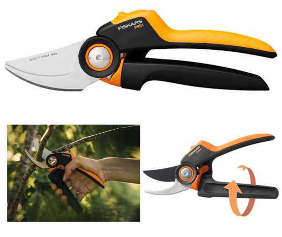 Fiskars 961 Tijeras de poda con multiplicador de fuerza