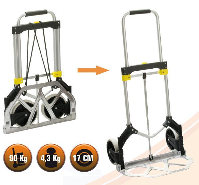 Carretillo plegable para cajas hasta 90 kg