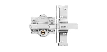 Material de carpintería - CERROJO 946LP/80 SISTEMA L UVE, CILINDRO Ø 30X50MM NIQUEL