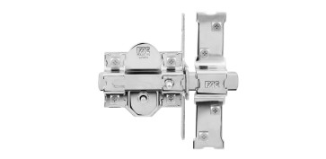 Material de carpintería - CERROJO 946RP/80 SISTEMA R UVE, CILINDRO Ø 30X50MM NIQUEL