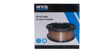 Accesorios para soldadoras - HILO SOLDAR 1,0X15KG BOBINA PLASTICO A/CAR NIVEL 15 KG 