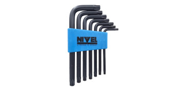 LLAVE ALLEN PUNTA TORX 7 PIEZAS