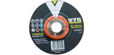Discos - DISCO DESBASTE METAL 125X6X22 MM NIVEL 
