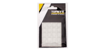 TOPE PROT.GOLPES 12,5X12,5X5,8MM ADH ANTIDESL TRA NIVEL 20 P 