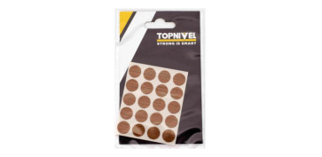 Fijación y Tornilleria - TAPON CUBRETORNILLO ADHESIVO ROBLE OSCURO 20UDS