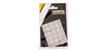Fijación y Tornilleria - TAPON CUBRETORNILLO ADHESIVO TEXTIL CLARO 20UDS