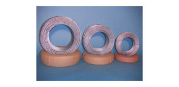 Cables y cadenas - CABLE ACERO GALV RECUBIERTO DE PE NEGRO (ESP GYM) ROLLO 100 M Ø3 X 5 (7 X 19) +1 ALMA METAL