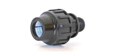 Fontanería - FITTING ENLACE RIEGO MANG M Ø 20MM-1/2 ROSC FIT PP