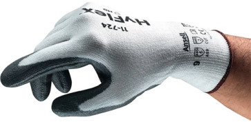 Guantes - GUANTE ANTICORTE 10 HILO/PU BLAN/GRIS HYFLEX 11-724 ANSELL 