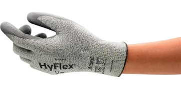 Guantes - GUANTE ANTICORTE 10-24CM NYL/NITRI GRIS HYFLEX 11-730 ANSELL 
