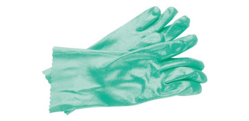 Guantes - GUANTE QUIMICO 08-31CM ALG/NITRI VERDE RUGOS ALPHATEC 39-122 