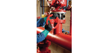 Guantes - GUANTE QUIMICO 08-30CM NYL/NITRI VERDE/GRIS ALPHATEC 58-270 