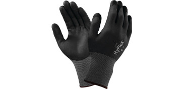 Guantes - GUANTE MECANICO 08 NYLON/NIT NEG/GRIS HYFLEX 11-840 ANSELL 