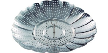 CESTO COC VAPOR 24CM INOX VIVAHOGAR 